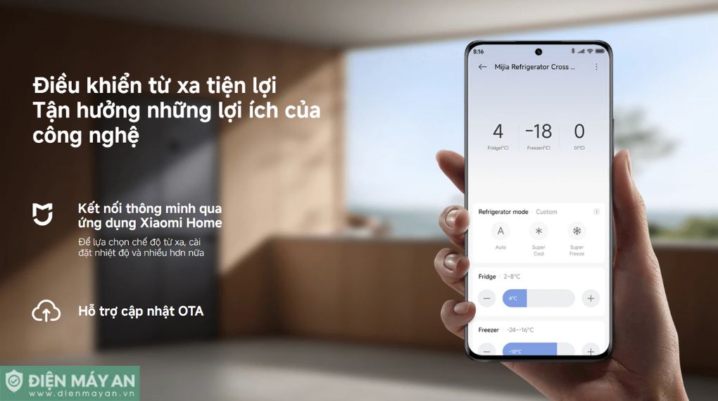 Tủ lạnh Xiaomi Mijia Inverter 510 lít Multi Door MRC51HMPA - Bản quốc tế